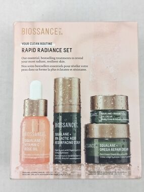 BIOSSANCE: Rapid Radiance 4 Piece Skincare Set